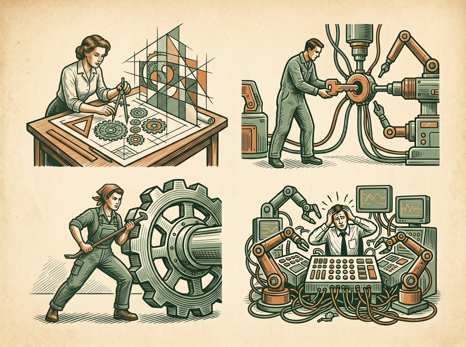 The four archetypes of AI adoption: Architect, Integrator, Resistor, Over-Automator
